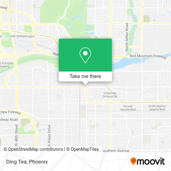 Ding Tea map