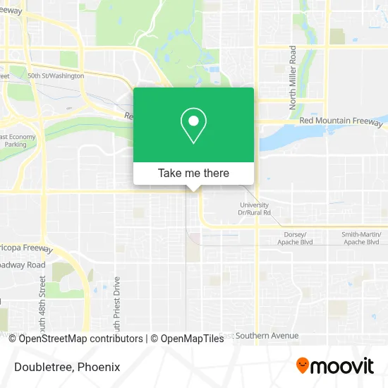 Doubletree map
