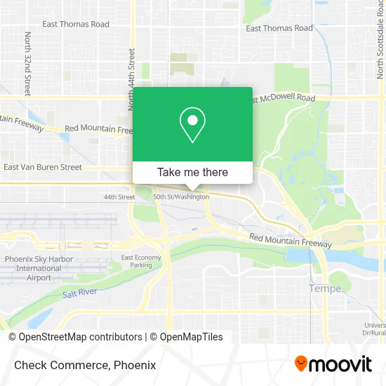 Check Commerce map