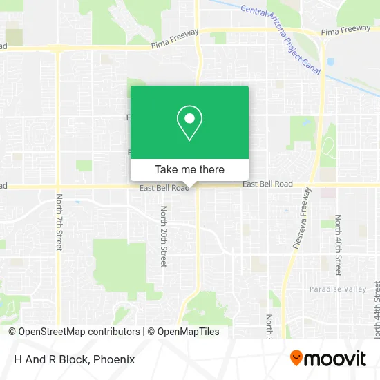 H And R Block map