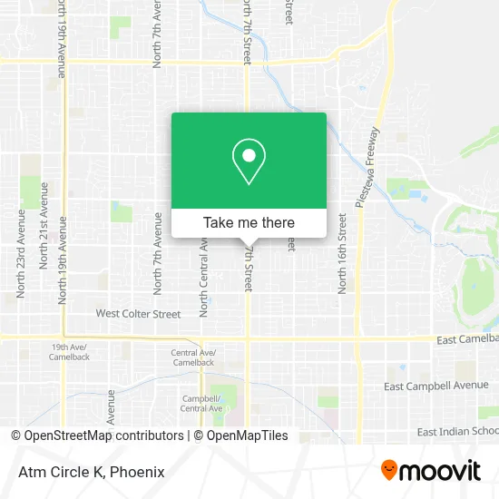 Atm Circle K map