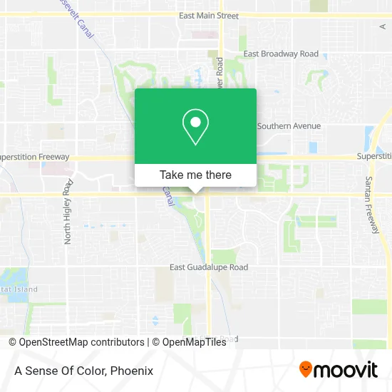 A Sense Of Color map