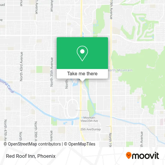 Red Roof Inn map