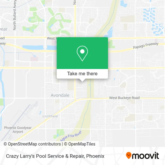 Crazy Larry's Pool Service & Repair map