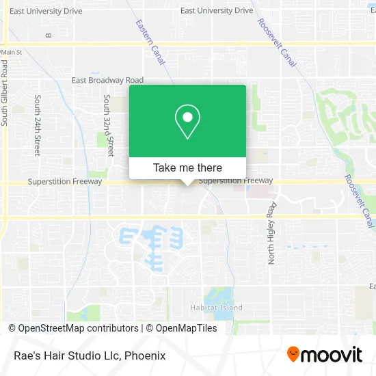 Rae's Hair Studio Llc map