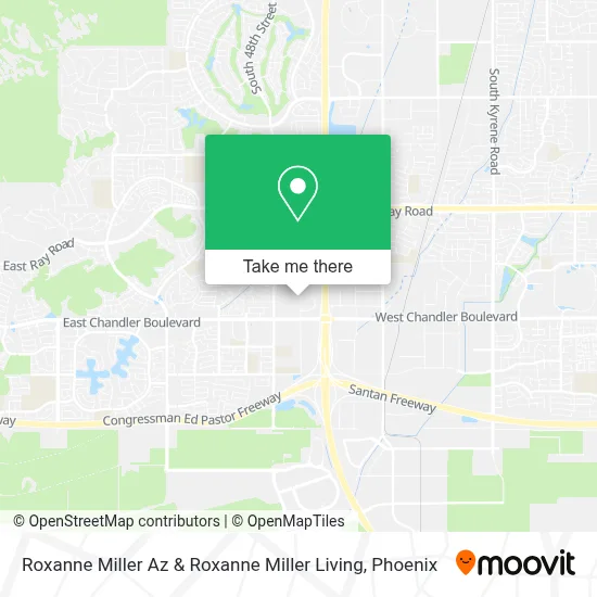 Roxanne Miller Az  & Roxanne Miller Living map