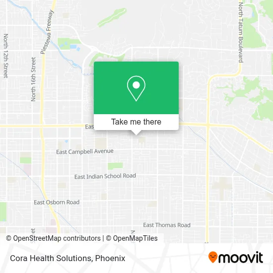 Cora Health Solutions map