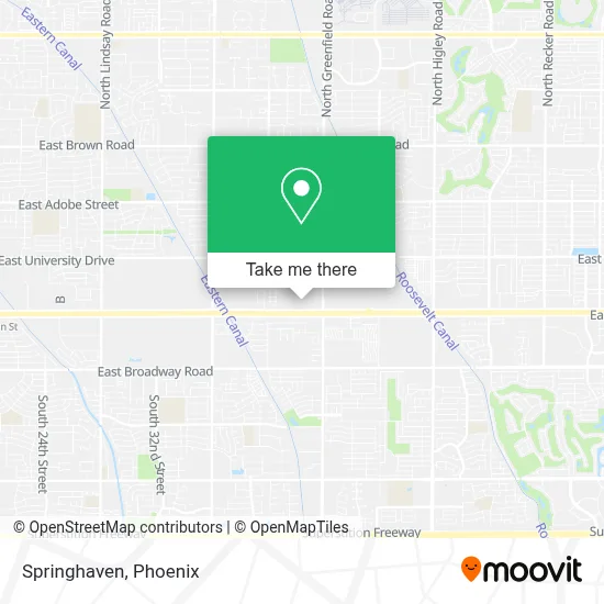 Springhaven map