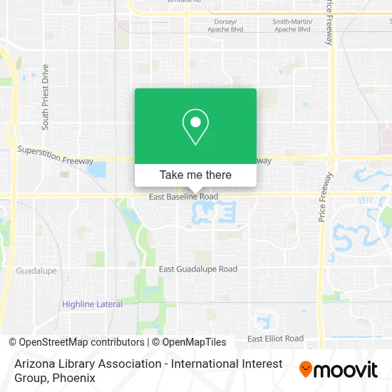 Arizona Library Association - International Interest Group map