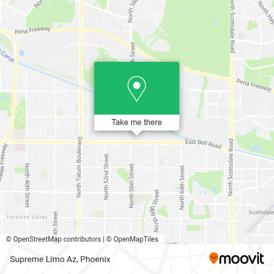 Supreme Limo Az map