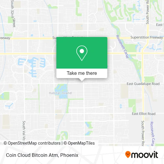 Coin Cloud Bitcoin Atm map