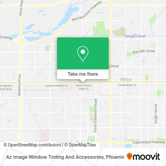 Az Image Window Tinting And Accessories map