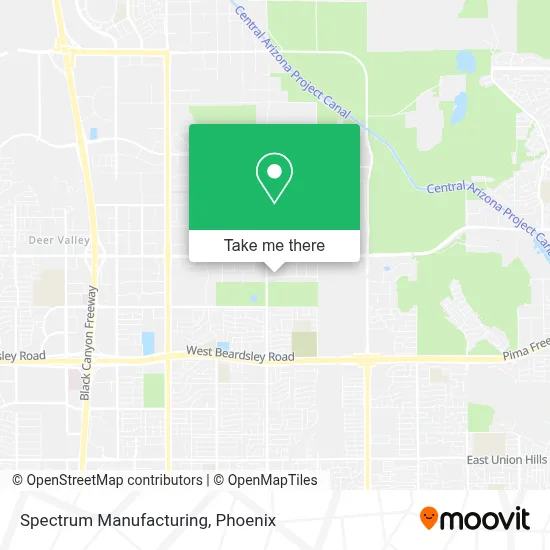 Spectrum Manufacturing map