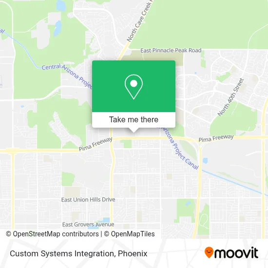 Custom Systems Integration map