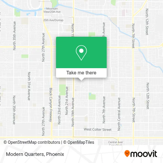 Modern Quarters map