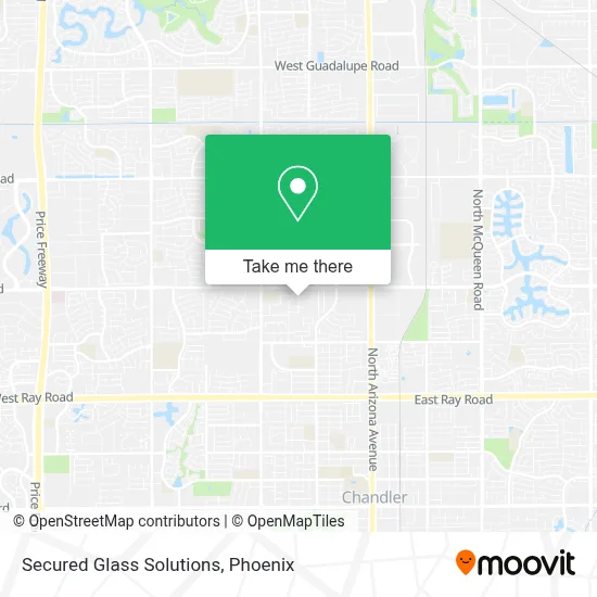 Secured Glass Solutions map