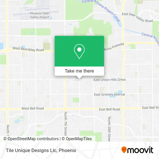 Tile Unique Designs Llc map