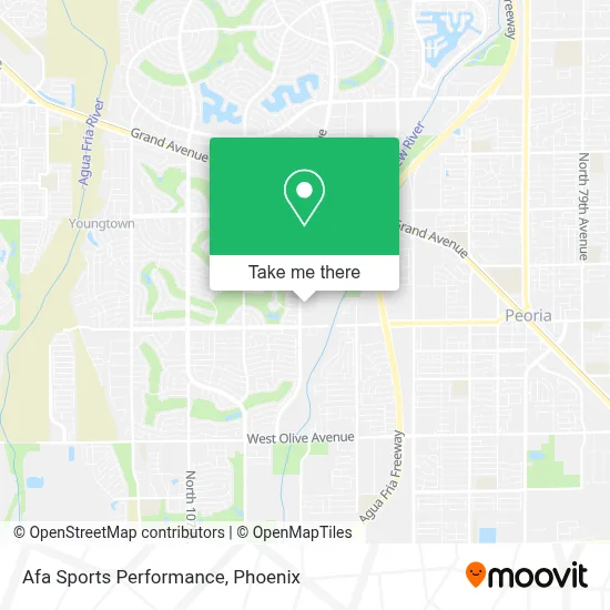 Afa Sports Performance map