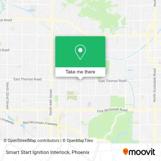 Smart Start Ignition Interlock map