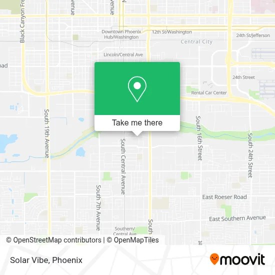 Solar Vibe map