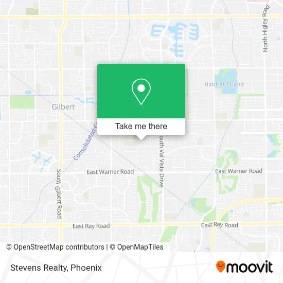 Stevens Realty map