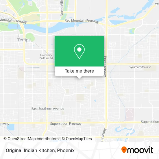 Original Indian Kitchen map
