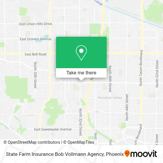 State Farm Insurance Bob Vollmann Agency map