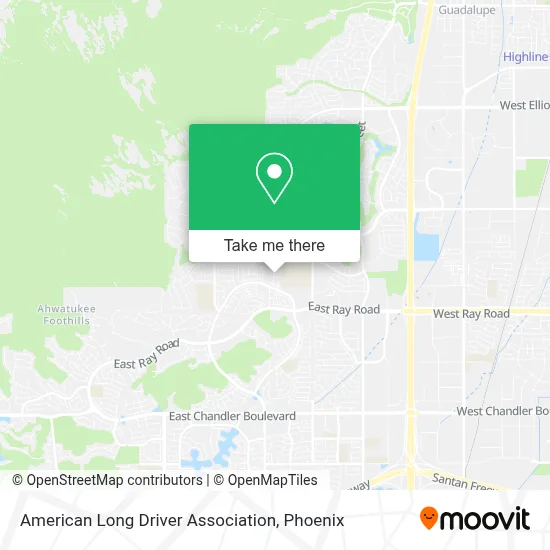 American Long Driver Association map