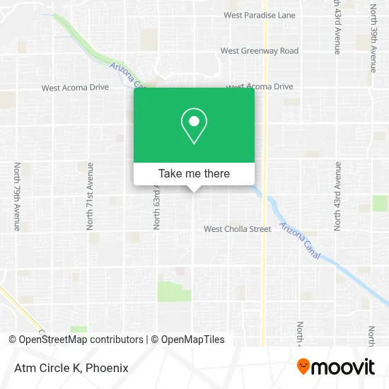Atm Circle K map