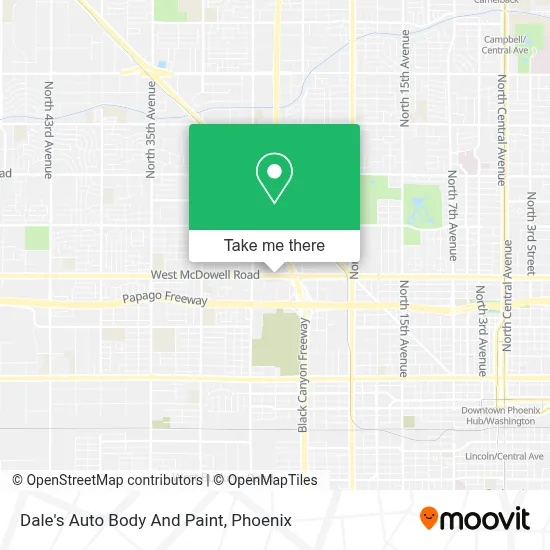 Dale's Auto Body And Paint map