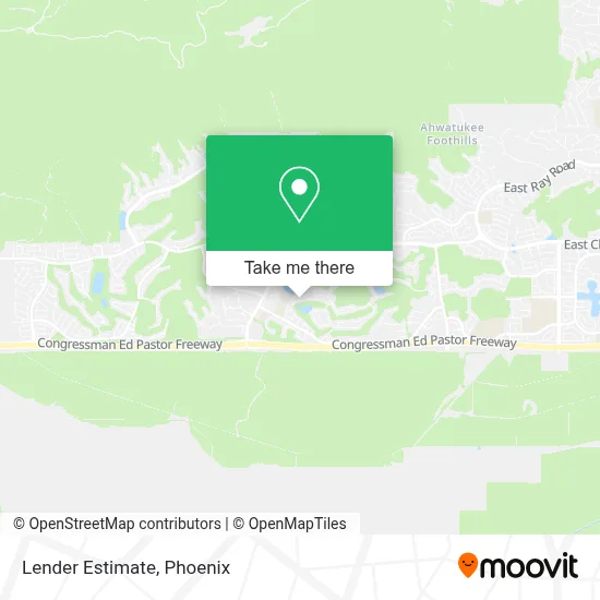 Lender Estimate map