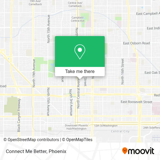 Connect Me Better map