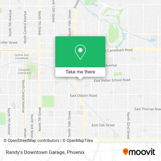 Randy's Downtown Garage map
