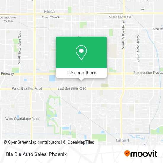 Bla Bla Auto Sales map