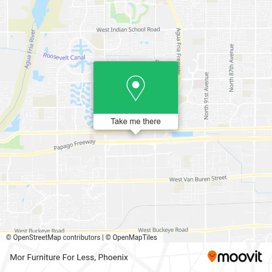 Mor Furniture For Less map