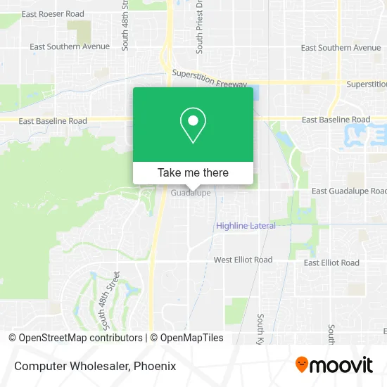 Computer Wholesaler map