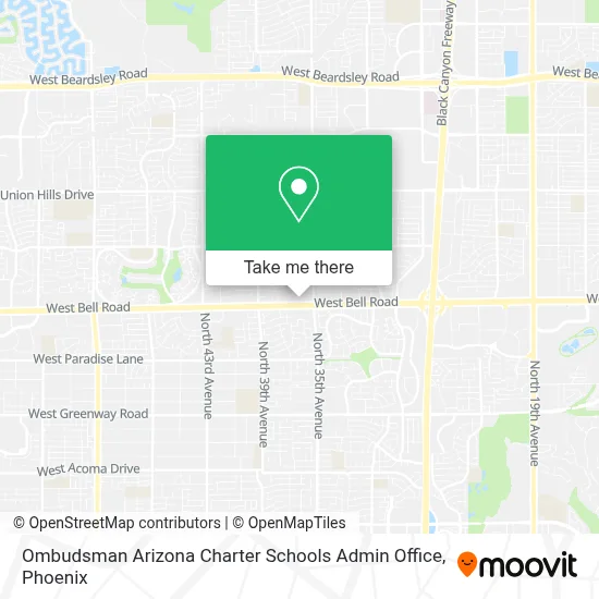 Ombudsman Arizona Charter Schools Admin Office map