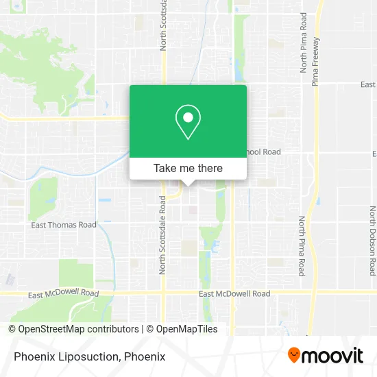 Phoenix Liposuction map