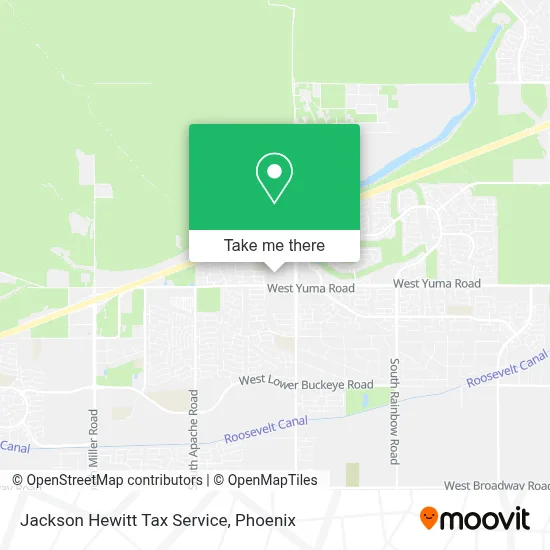 Jackson Hewitt Tax Service map