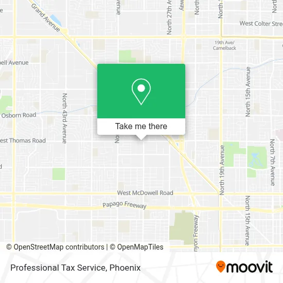 Professional Tax Service map