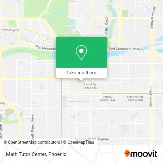 Math Tutor Center map