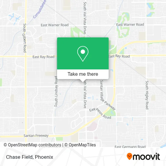 Chase Field map