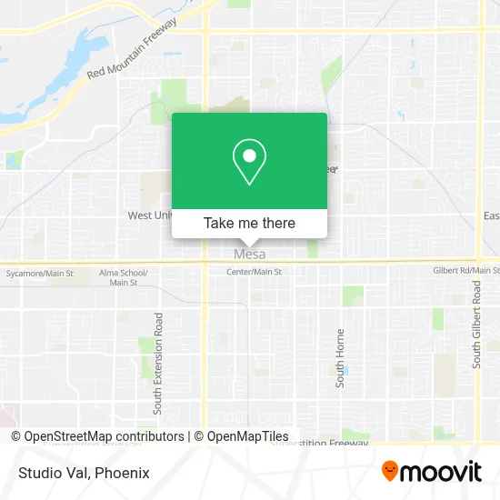 Studio Val map