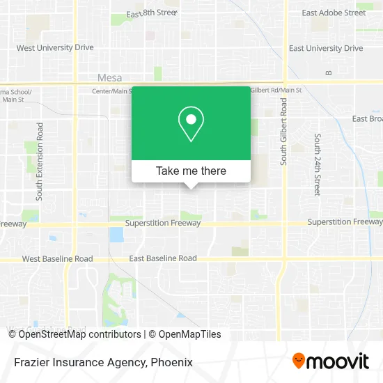 Frazier Insurance Agency map
