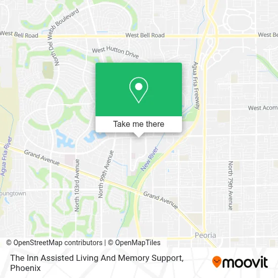 The Inn Assisted Living And Memory Support map