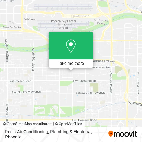 Reeis Air Conditioning, Plumbing & Electrical map