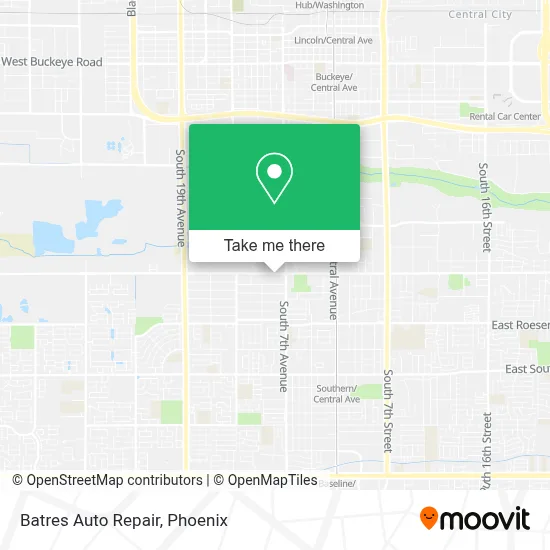 Batres Auto Repair map