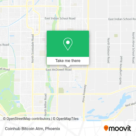 Coinhub Bitcoin Atm map