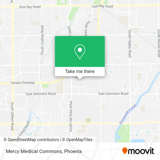 Mercy Medical Commons map