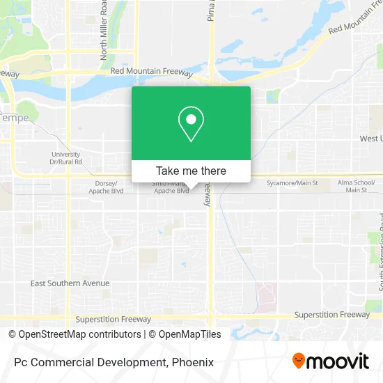 Pc Commercial Development map